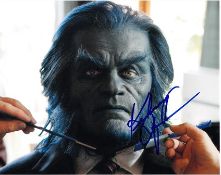 Kelsey Grammer 10x8 photo of Kelsey as The Beast from X-Men, signed by him in NYC. Good Condition