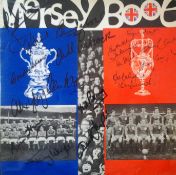 Liverpool Football Legends LP record of Mersey Boot, Everton and Liverpool commentaries.