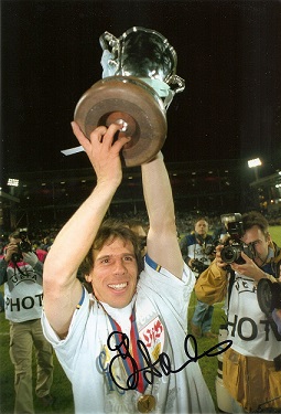 Gianfranco Zola 8x12 Signed at the Wentworth Golf Club PGA Pro AM on the 21st May 2014. Good