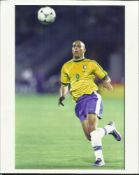 Football Collection of 100 plus 10 x 8 unsigned photos in lever Arch file, lots of Ronaldo &