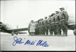 Tuskegee Airmen collection of four 6 x 4 b/w photos signed by John Mule Miles who fought in WW2 and
