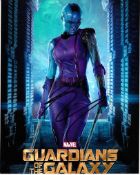 Karen Gillan 8x10 colour Photo of Karen as Nebula from Guardians of the Galaxy, Signed by Her at