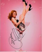 Billie Piper 8x10 colour Photo of Billie, Signed by Her London, July, 2014. Good condition