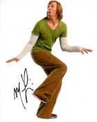 Matthew Lillard 8x10 colour Photo of Matthew from Scooby Doo, Signed by Him in Black. Good