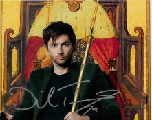 David Tennant 10x8 colour Photo of David, Signed by the Former Dr Who in Silver. Good condition