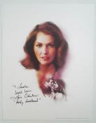 Lois Chiles autographed large print. Condition