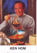 Ken Hom celebrity Chinese chef signed 6 x 4 colour photo promo card. Good condition