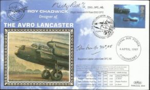 617 Squadron VIPs 1997 Benham Roy Chadwick, Designer of the Avro Lancaster cover. Flown in a
