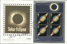 Brian Trubshaw signed 1999 Eclipse FDC, small tear 1/2cm top otherwise good.