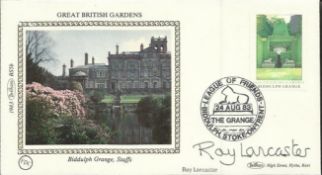 Roy Lancaster signed Great British Gardens Benham small silk.  Good condition