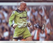 Brad Friedel Colour 8x12 photograph autographed by current Spurs keeper Brad Friedel seen here in