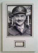 Kenneth Connor rare autographed presentation star of so many Carry-On films, rare signature piece