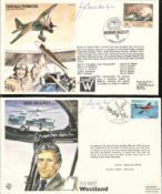 Battle of Britain collection Eight assorted RAF covers each signed by J J Booth 600 & 23 sqn Battle