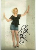 Lauren Laverne signed 12 x 8 colour photo. Good condition