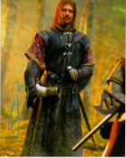 Sean Bean 8x10 colour photo of Sean from Lord Of The Rings, signed by Sean at Tv Upfronts week,