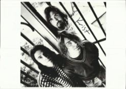 Krist Novoselic signed 12 x 8 Nirvana Group Photo, scarce Good condition