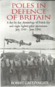 Boleslaw Gladych Polish WW2 ace signed Poles in defence of Britain paperback book signature on