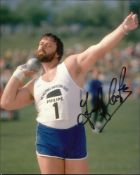 Sport signed collection of nine signed photos inc  Geoff Capes, Barry McGuigan, Henry Gibbs, Willie