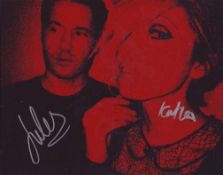 The Ting Tings 10 x 8 colour photo signed by Both Katie & Jules. Good condition