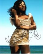 Alexandra Burke 8x10 colour photo of Alexandra, signed by her at Pride Of Britains awards, London.