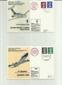 British Aviation cover collection of 60+ flown and carried covers including BOAC VC10 1st flights