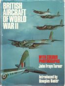British Aircraft of WW2 hardback book signed by 2 unidentified WW2 RAF pilots Good condition