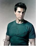 Tom Cruise 8x10 colour photo of Tom, signed by him at London premiere for Edge of Tomorrow, 2014