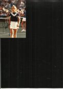 Martina Navratilova  signed 6 x 4 colour tennis photo. Good condition