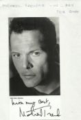 Michael French signed 7 x 4 b/w.