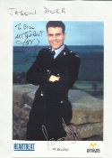 Jason Durr signed colour 6x4 Heatbeat photo.  Played PC Bradley in the ITV police-drama series.