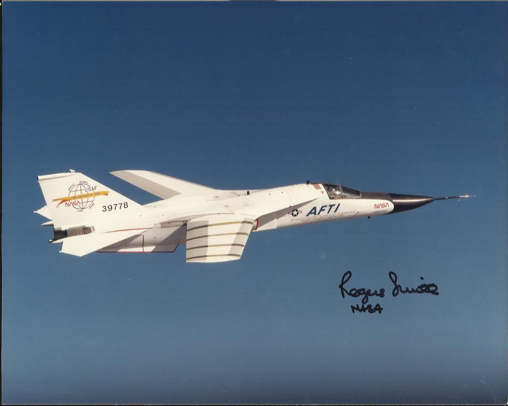Rogers E. Smith, Colour 8x10 photo of a NASA F-16 AFTI (Advanced Fighter Technology Integration)