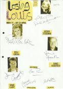 Cast of Losing Louis ? Alison Steadman, Rula Lenska, David Horovitch, Ben Porter, David Cardy,