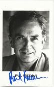 Paul Freeman signed 6 x 4 b/w photo lightly fixed to A4 white page.