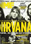 Krist Novoselic signed to front of a complete NME Music Magazine Good condition