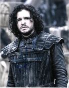 Kit Harrington 8x10 colour photo of Kit from Game of Thrones, signed by him at The Pompeii