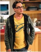 Johnny Galecki 8x10 colour photo of Johnny from The Big Bang Theory, signed by him at Letterman