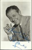 Sid James signed 6x4 b/w photo.