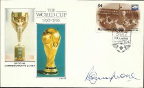 Bobby Moore We also have the legendary England captain Bobby Moore signed on a clean 1986 Tuvalu