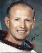 Jerry Carr Skylab Astronaut signed 10 x 8 colour portrait photo. Good condition