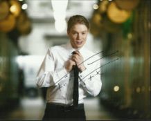 Freddie Fox Three Musketeers, Poses, signed colour 10 x 8 photo. Good condition  Freddie Fox Three