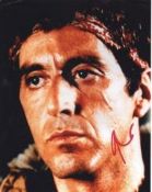 Al Pacino Scarface 8x10 Signed Photo. Good condition.