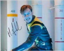 Michael Fassbender 10x8 colour photo of Michael from XMen, signed by him in NYC. Good condition