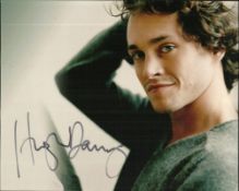 Hugh Dancy Poses, signed colour 10 x 8 photo. Good condition  Hugh Dancy Poses, signed colour 10 x