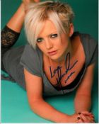 Hannah Spearritt 8x10 colour photo of Hannah star of Primevil and S Club 7, signed by her in
