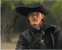 Luke Evans 10x8 colour photo of Luke from The Three Musketeers, signed by him in London. Good