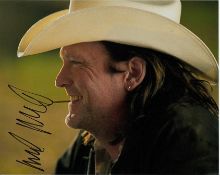 Michael Madsen 10x8 colour photo of Michael from Kill Bill, signed by him in London. Good