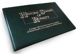 Historic Stamps of Royalty collection in Green album featuring every member of British Royalty to