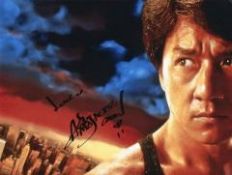 Jackie Chan Martial Arts Legend Signed 8x10 Photo. Good condition.