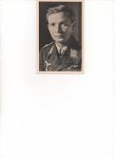 Lt Col Max Ostermann KC+S  Hoffmann Photo Signed 102 Vics.  Died 1942 In Russia.  Good Condition