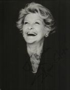 Elaine Stritch signed 10x8 b/w photo. Dedicated to Brian. Good Condition.